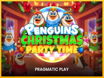 Дастгоҳ барои пул Penguins Christmas Party Time