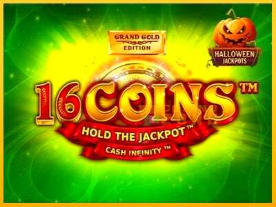 Дастгоҳ барои пул 16 Coins Grand Gold Edition Halloween Jackpots