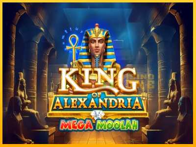 Дастгоҳ барои пул King of Alexandria Mega Moolah