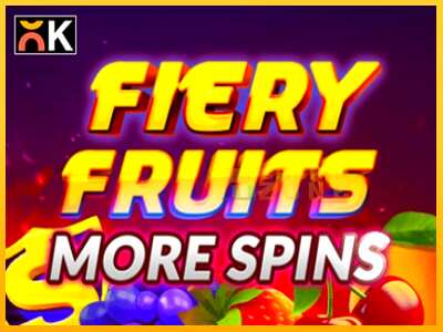 Дастгоҳ барои пул Fiery Fruits More Spins