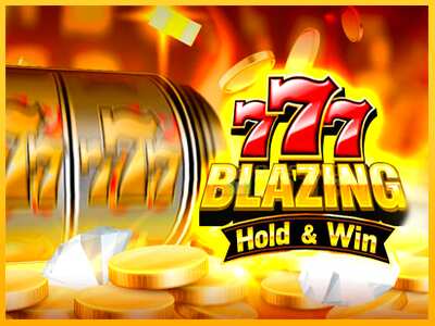 Дастгоҳ барои пул 777 Blazing Hold & Win